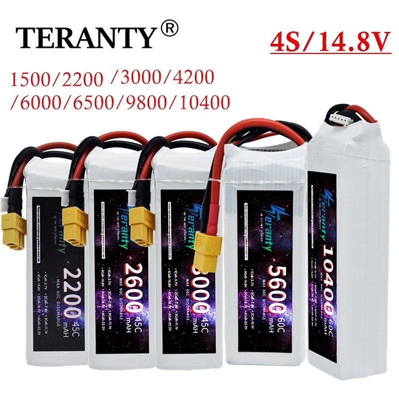 4S Lipo Battery 14.8V 6000Mah - Batterie LiPo RC 14,8V 4S 1500mAh