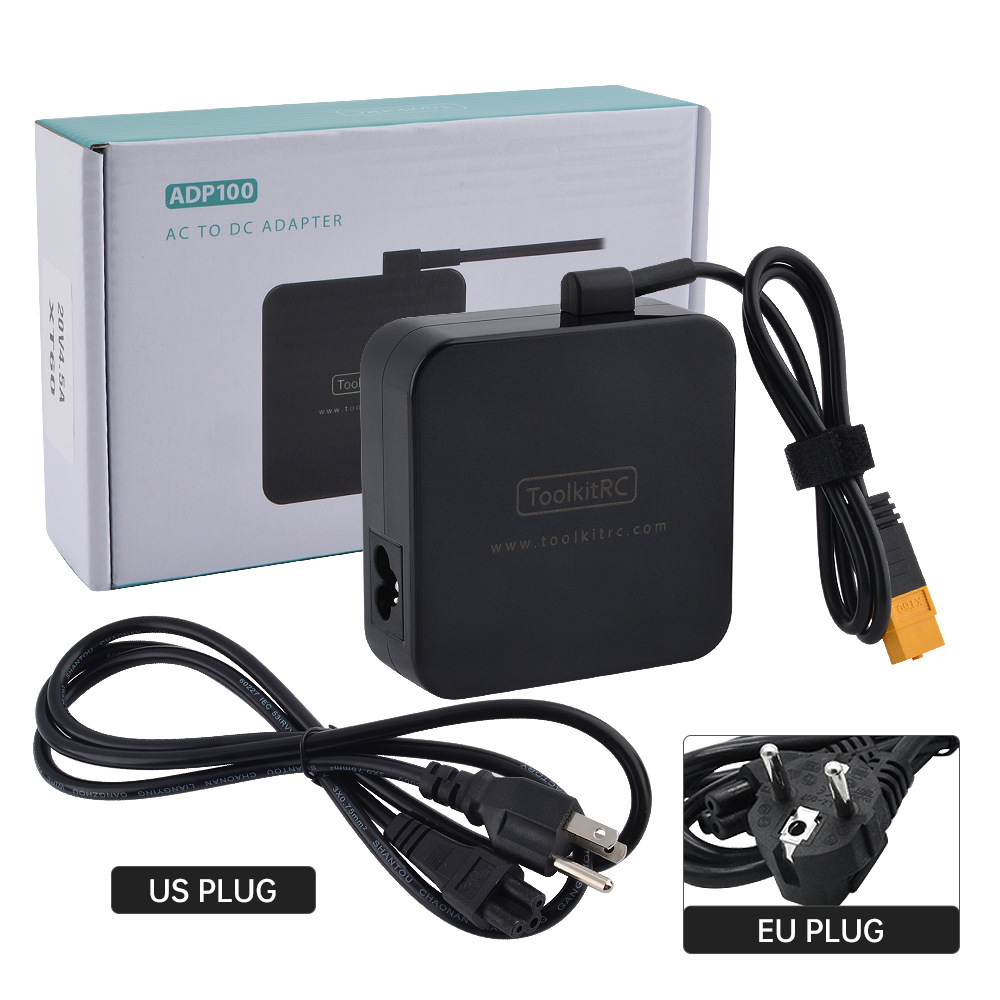 Skyrc B6 Neo Smart Charger - ToolkitRC-Adaptateur secteur ADP100 AC vers DC,