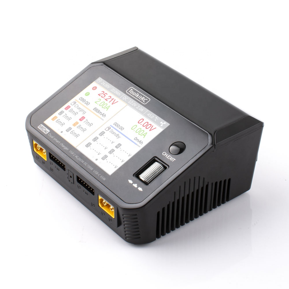 Toolkitrc M6Dac Smart Charger - Chargeur intelligent double AC/DC ToolkitRC M6DAC