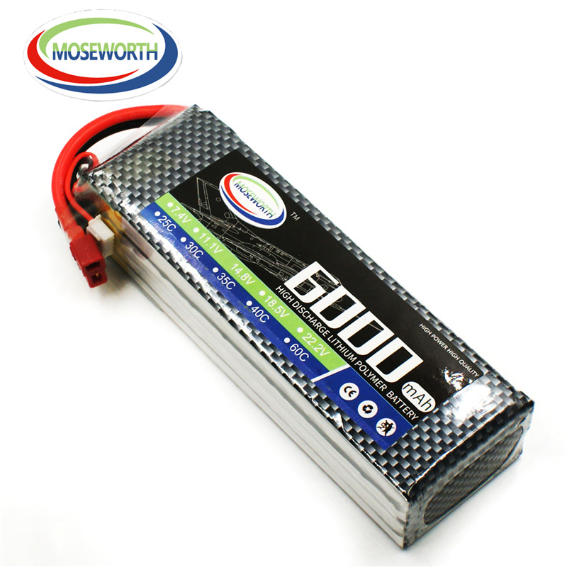 4S Lipo Battery 14.8V 6000Mah - Batterie Lipo jouet RC 4s 14.8V