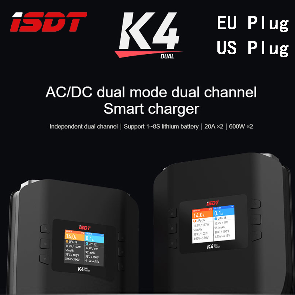 Isdt K4 Dual Lipo Charger - ISDT K4 1 ~ 8S chargeur