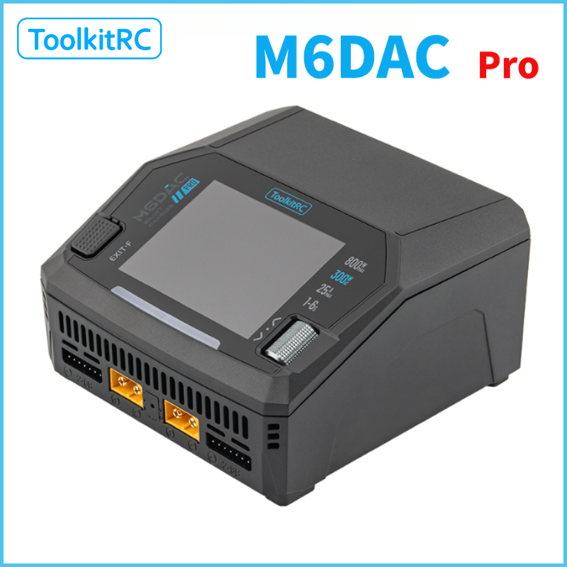 Toolkitrc M6Dac Smart Charger - Chargeur de batterie Lipo intelligent double