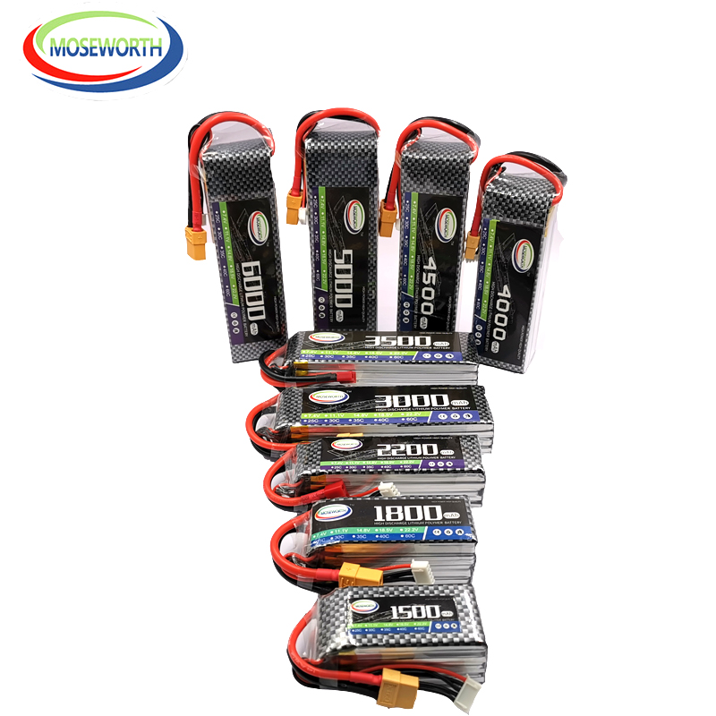 4S Lipo Battery 14.8V 6000Mah - Batterie LiPo RC 2S 3S 4s