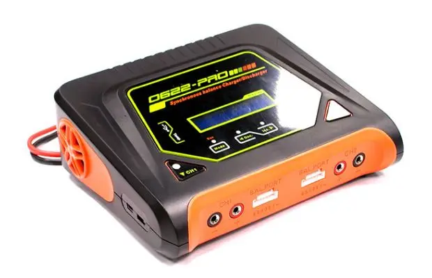 Hota D6 Pro Dual Lipo Charger - VistaPower EV-PEAK 2-6S 2x200W/2x10A double sortie
