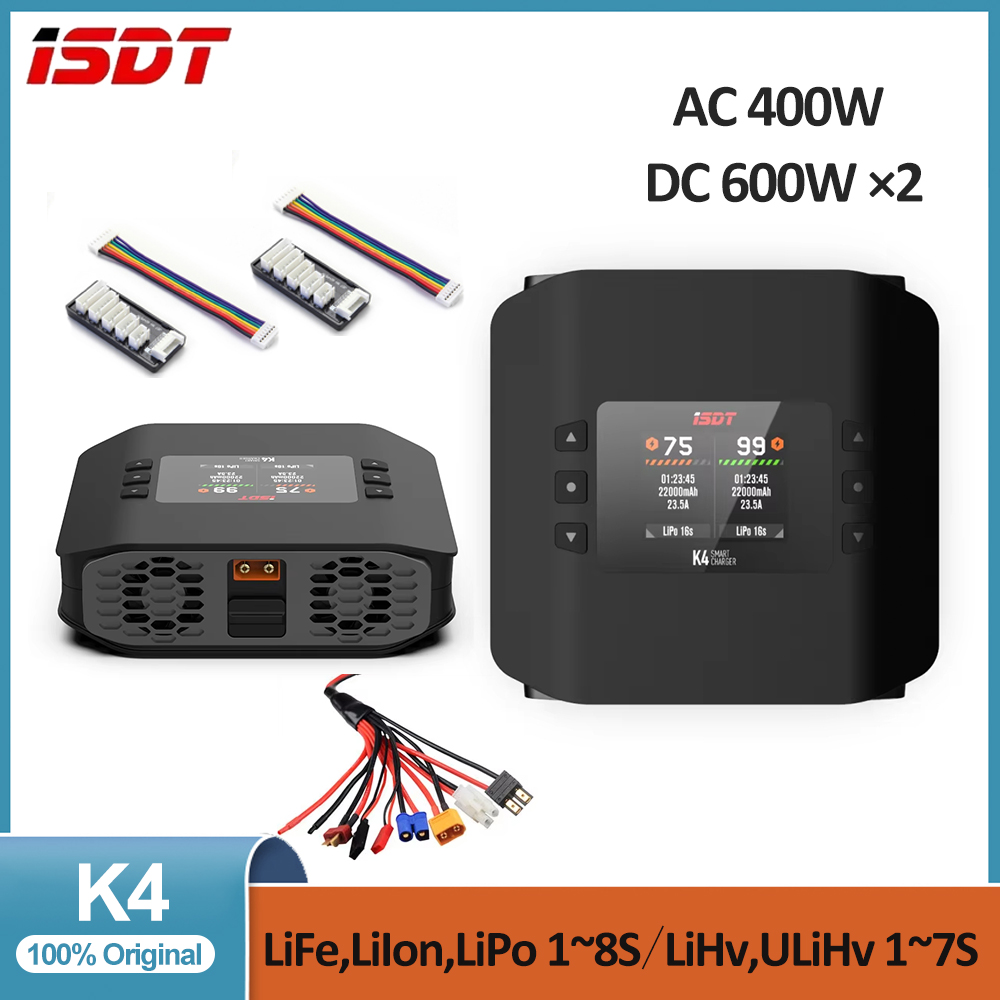 Isdt K4 Dual Lipo Charger - ISDT K4 1 ~ 8S chargeur