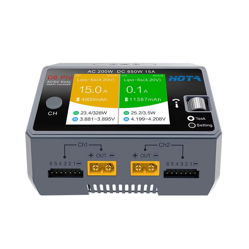 Chargeur de batterie intellige - Hota D6 Pro Dual Lipo Charger avis et prix