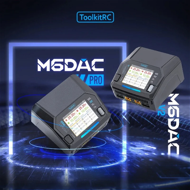Chargeur intelligent double ca - Toolkitrc M6Dac Smart Charger avis et prix
