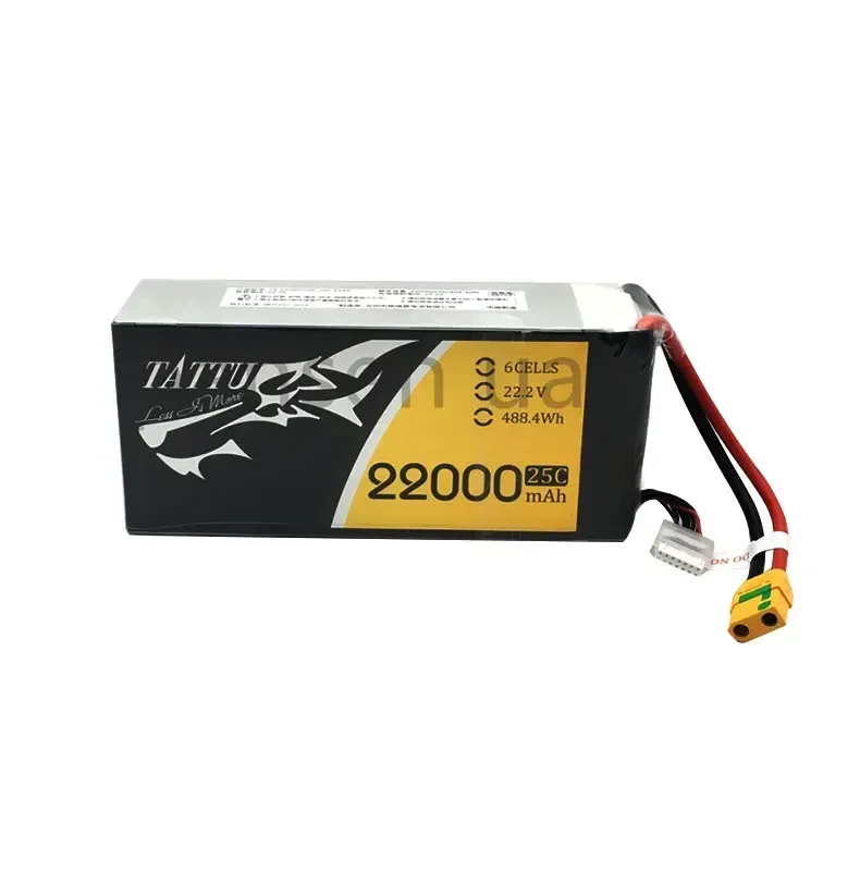 TATTU 22000mAh 22.2V 6S 488wh  - Tattu 6S 22000Mah Lipo Battery avis et prix