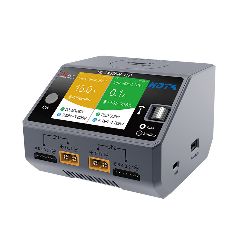 Chargeur TA D6 Pro pour Salle  - Hota D6 Pro Dual Lipo Charger avis et prix