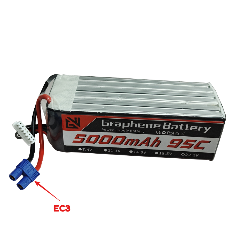 Batterie LiPo 95C haute capaci - 6S Lipo Battery 22.2V 5000Mah avis et prix