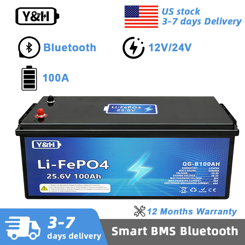 [Livraison Locale] Batterie Li - Lifepo4 12V 100Ah Bms Bluetooth avis et prix