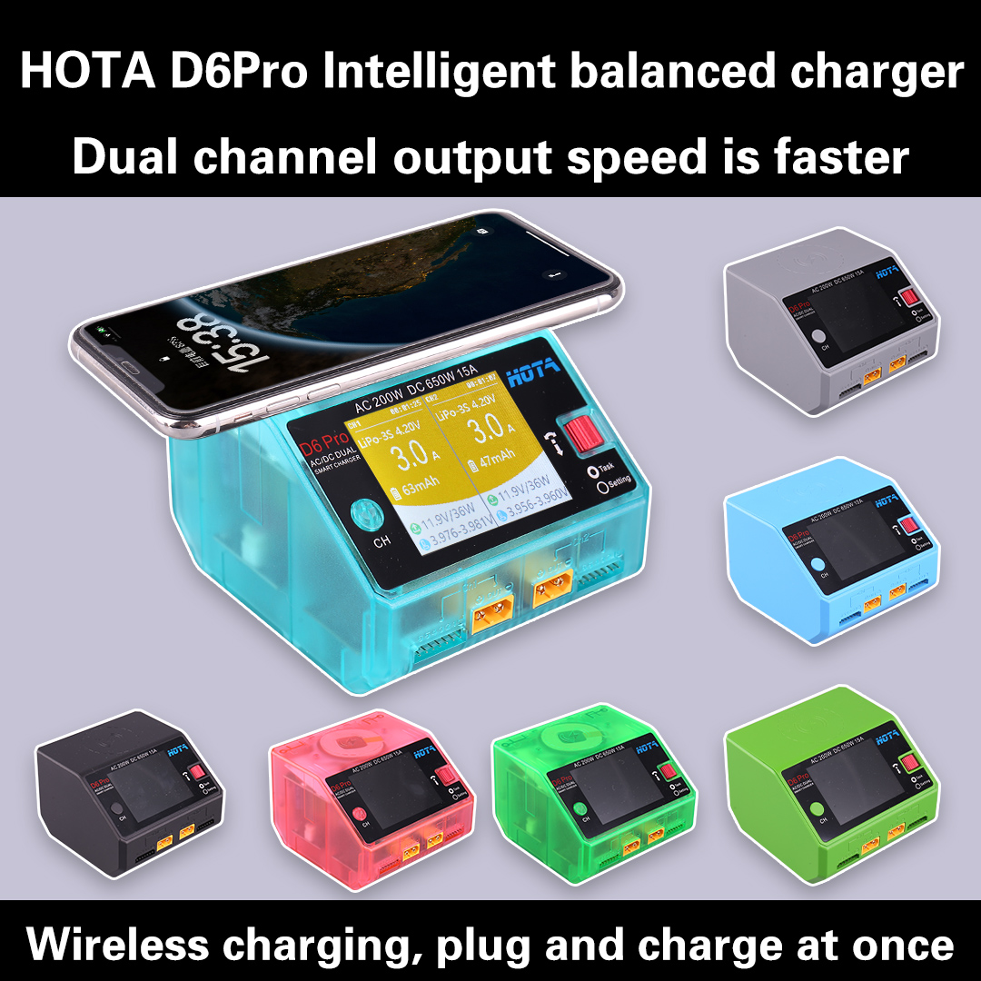 Chargeur Lipo double canal HOT - Hota D6 Pro Dual Lipo Charger avis et prix