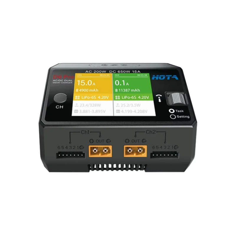 Chargeur de batterie SNQP HOTA - Hota D6 Pro Dual Lipo Charger avis et prix