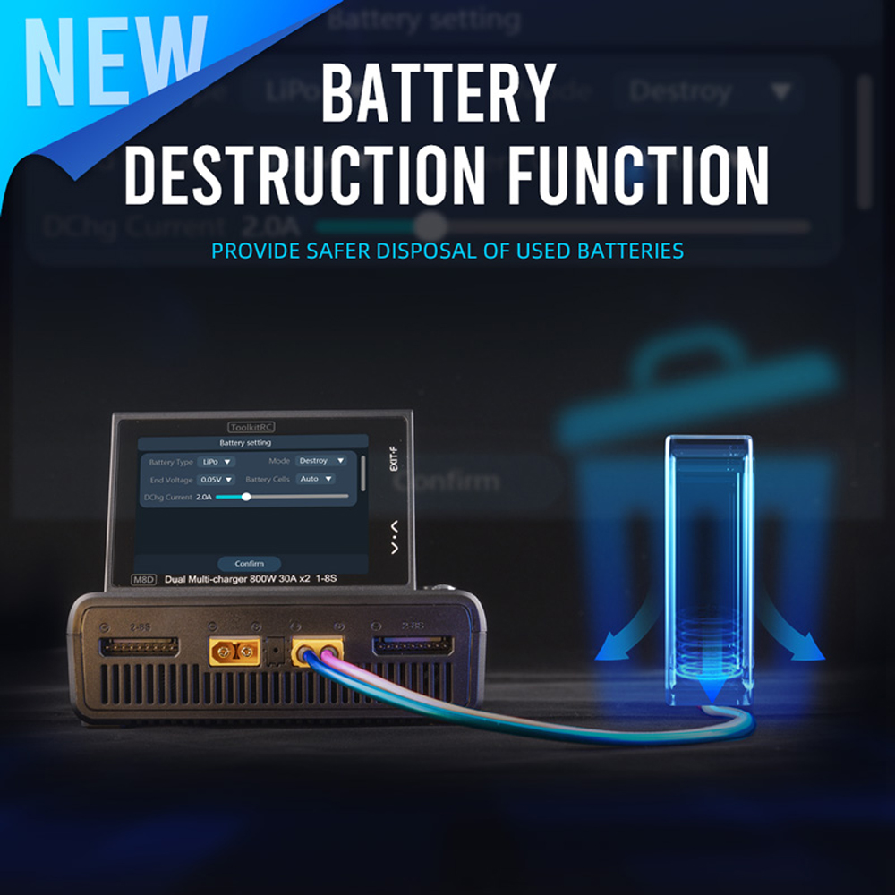 ToolkitRC – chargeur intellige - Toolkitrc M6Dac Smart Charger avis et prix