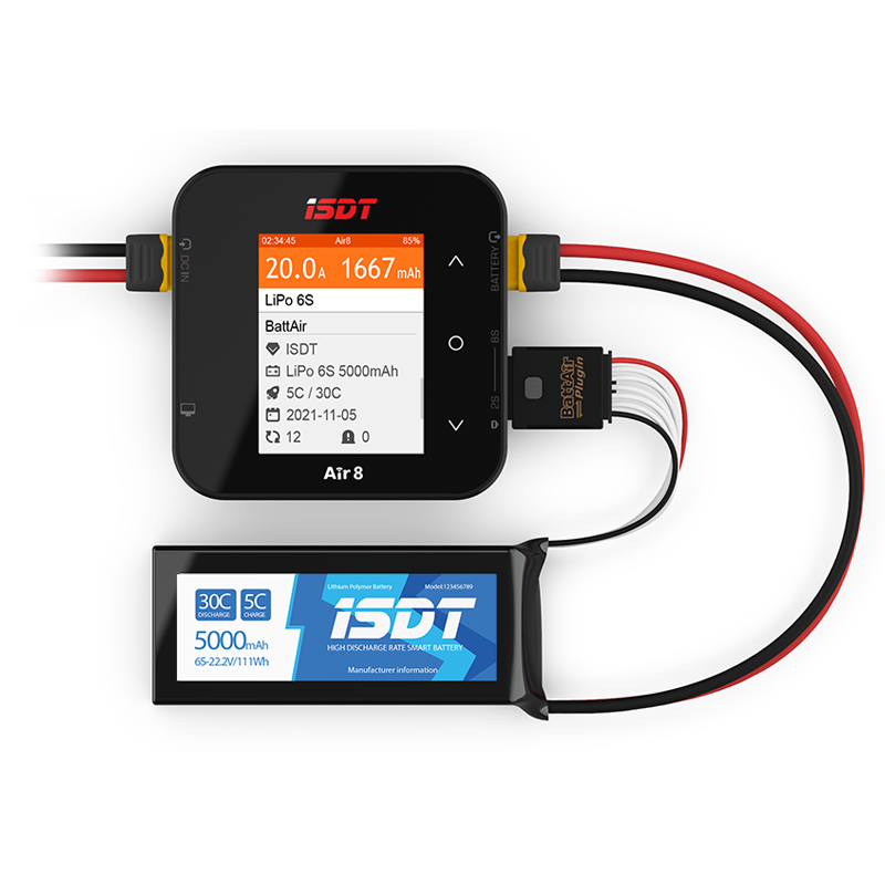 ISDT-Air 8 Smart Charger Suppo - Isdt Air8 8S Lipo Charger avis et prix