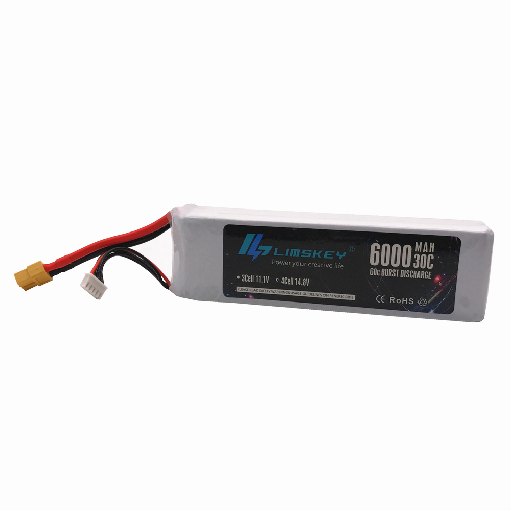 Lismkey 14.8V 6000mAh 30C rafa - 4S Lipo Battery 14.8V 6000Mah avis et prix