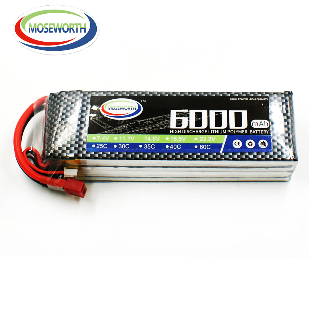 Batterie Lipo jouet RC 4s 14.8 - 4S Lipo Battery 14.8V 6000Mah avis et prix