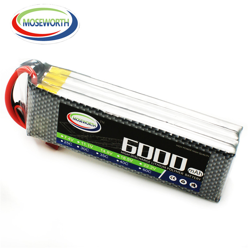Batterie Lipo jouet RC 4s 14.8 - 4S Lipo Battery 14.8V 6000Mah avis et prix