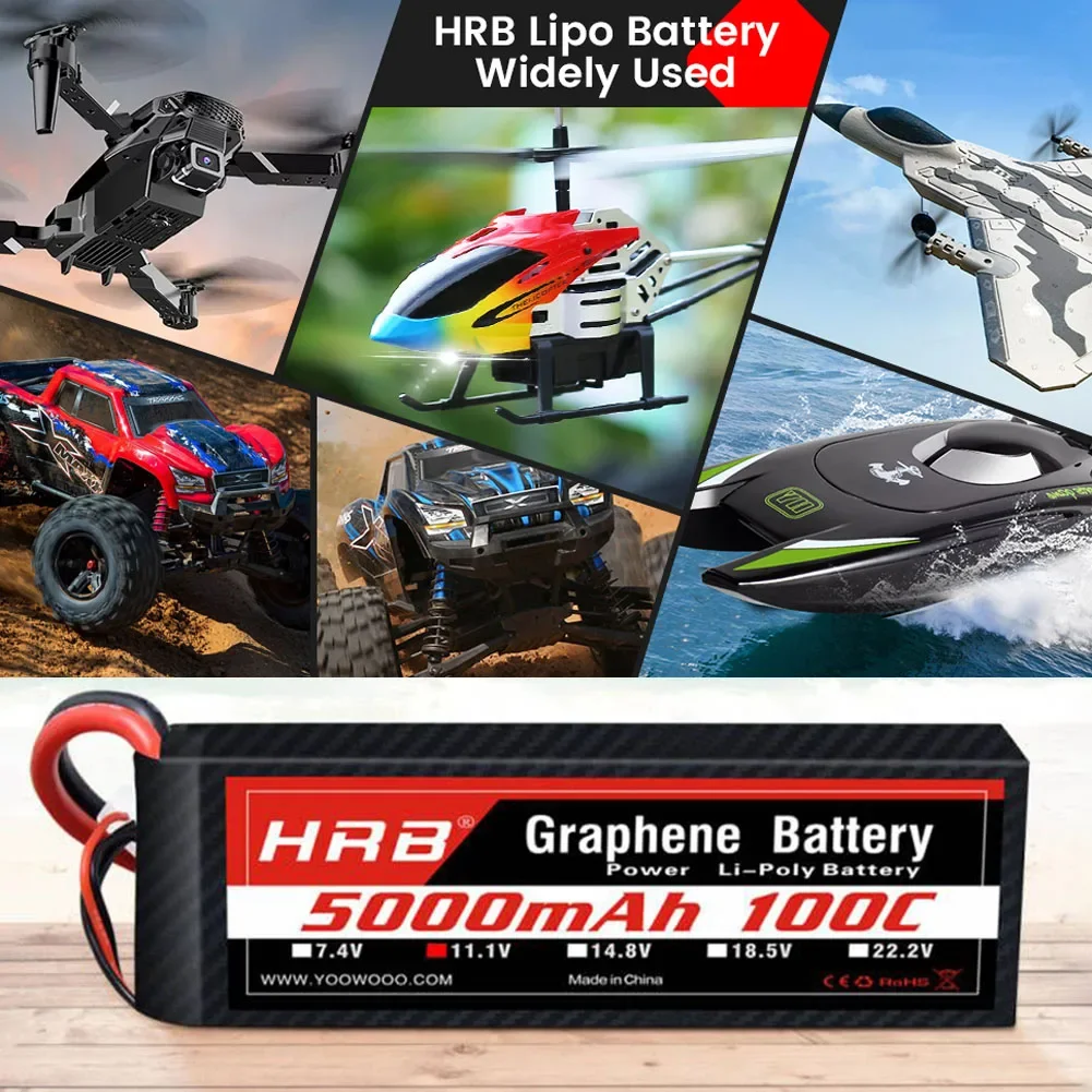 Batterie graphène 2S 3S 4s 6s  - 6S Lipo Battery 22.2V 5000Mah avis et prix