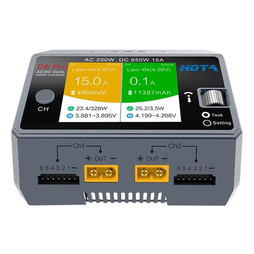 Chargeur double canal HOTA D6  - Hota D6 Pro Dual Lipo Charger avis et prix