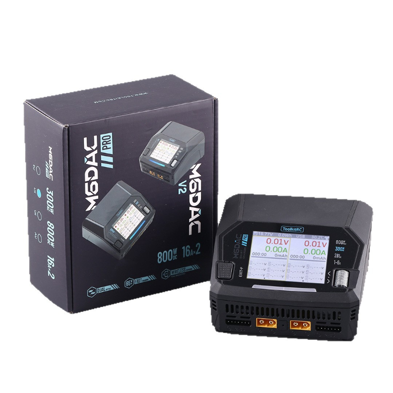 Chargeur intelligent double ca - Toolkitrc M6Dac Smart Charger avis et prix