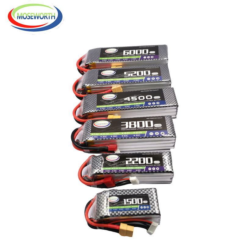Batterie LiPo RC 2S 3S 4s 6s,  - 4S Lipo Battery 14.8V 6000Mah avis et prix