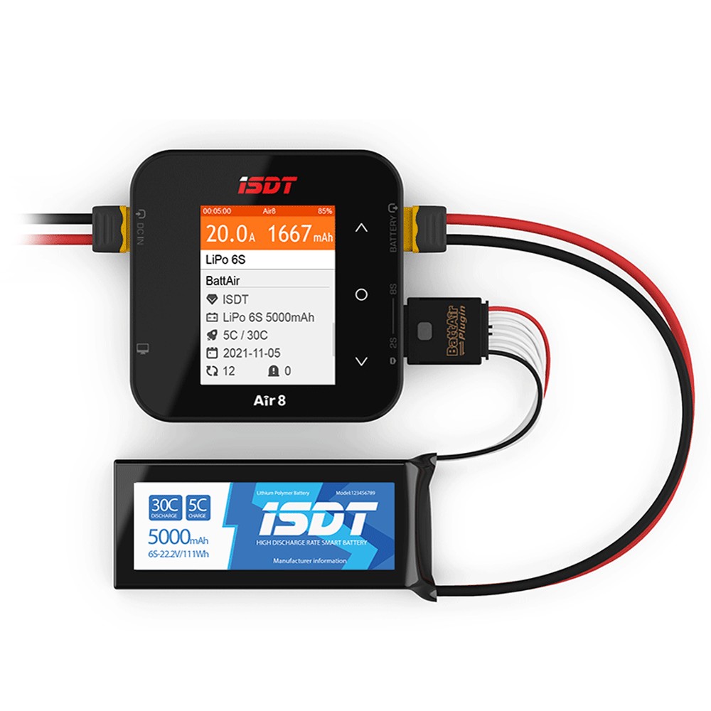 ISDT Air8 DC 500W chargeur de  - Isdt Air8 8S Lipo Charger avis et prix