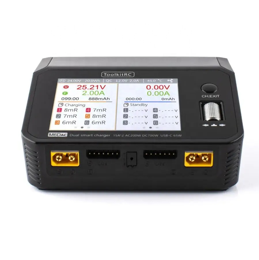 ToolkitRC M6DAC AC 200W DC 700 - Toolkitrc M6Dac Smart Charger avis et prix