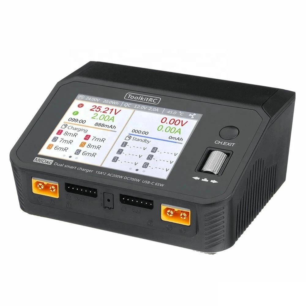 ToolkitRC M6DAC AC 200W DC 700 - Toolkitrc M6Dac Smart Charger avis et prix