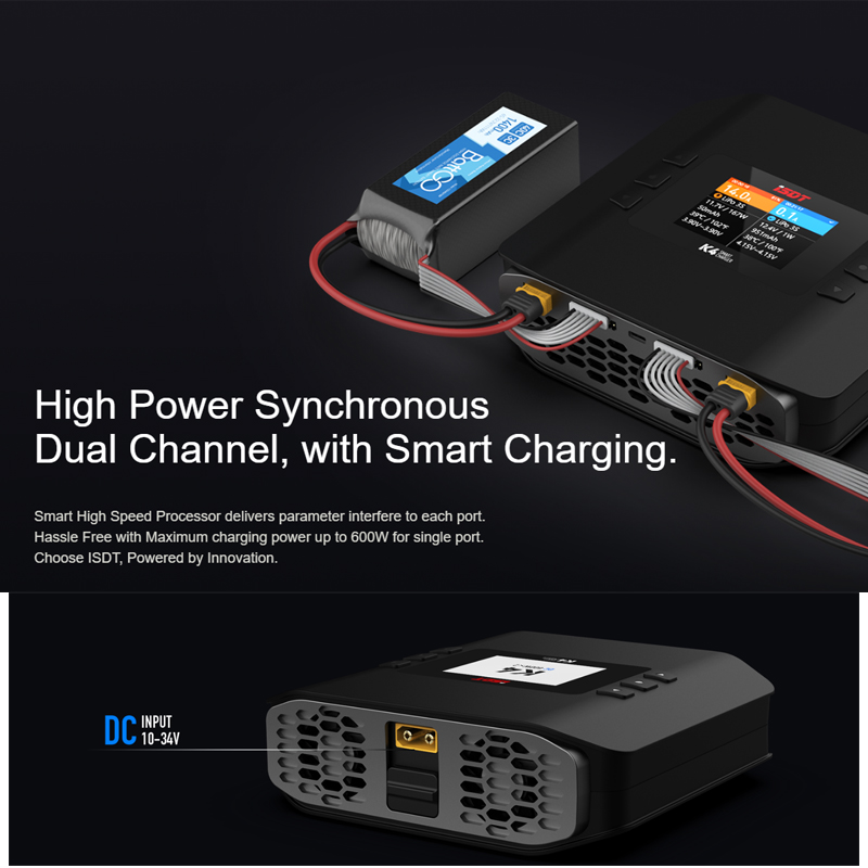 ISDT K4 1 ~ 8S chargeur intell - Isdt K4 Dual Lipo Charger avis et prix