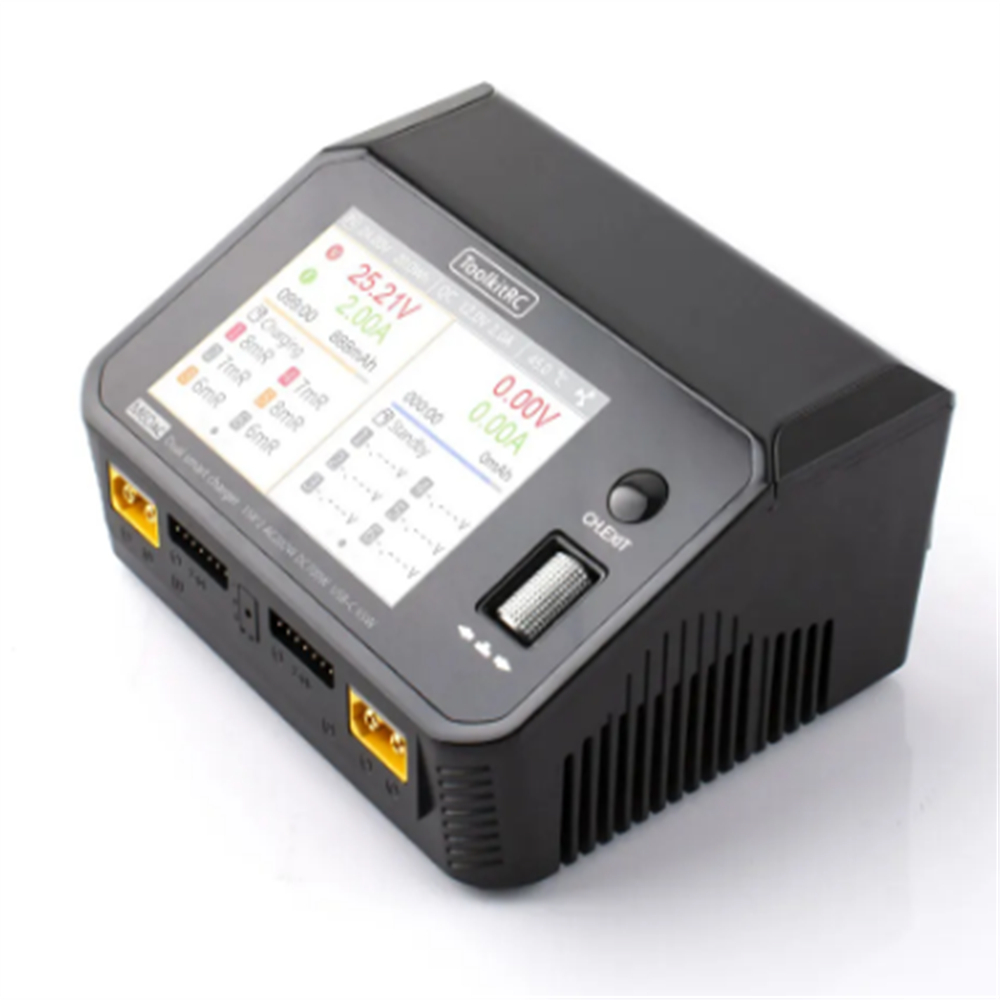 Chargeur intelligent double AC - Toolkitrc M6Dac Smart Charger avis et prix