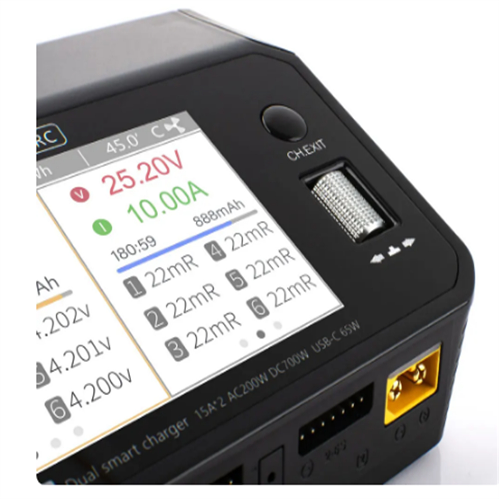 Chargeur intelligent double AC - Toolkitrc M6Dac Smart Charger avis et prix