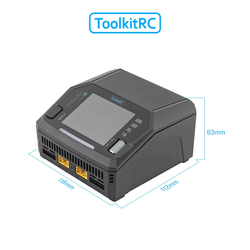 Chargeur de batterie LiPo inte - Toolkitrc M6Dac Smart Charger avis et prix